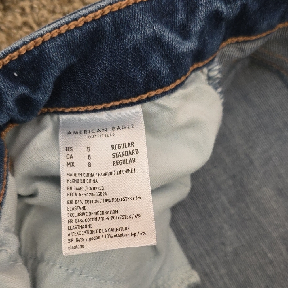 American Eagle Outfitters Medium Blue Skinny Jeans - Picture 4 of 6